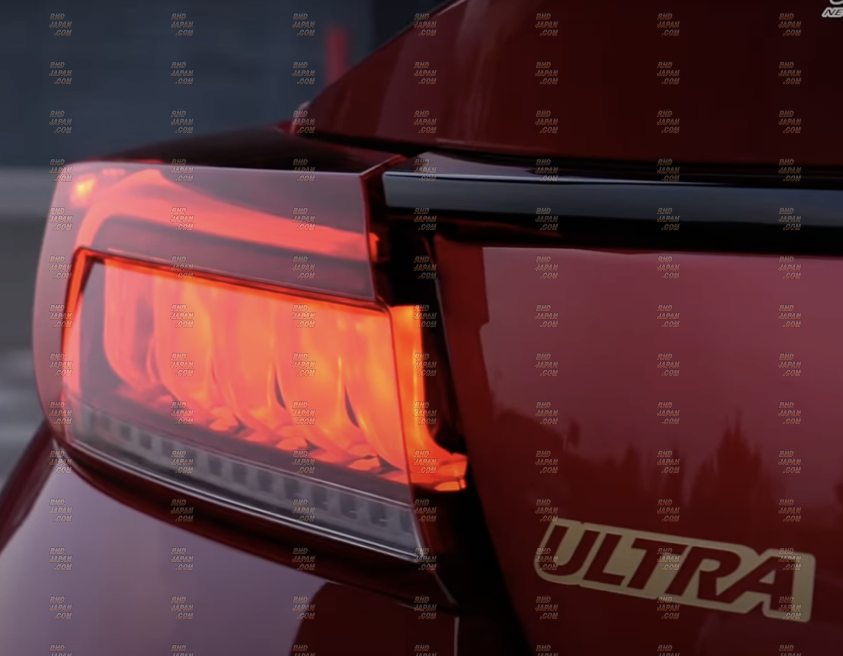 Valenti Jewel LED Tail Lamp Ultra Set Red Lens X Black - BRZ ZD8